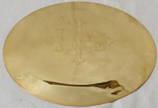 Solid silver gilt antique French Gothic Chalice.